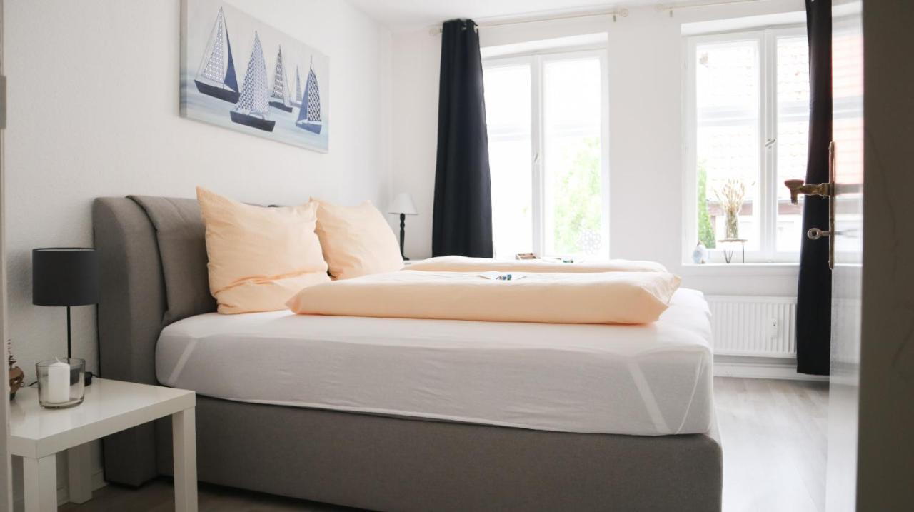 Apartamento Kapitainskoje Direkt Am Hafen Flensburgs Exterior foto